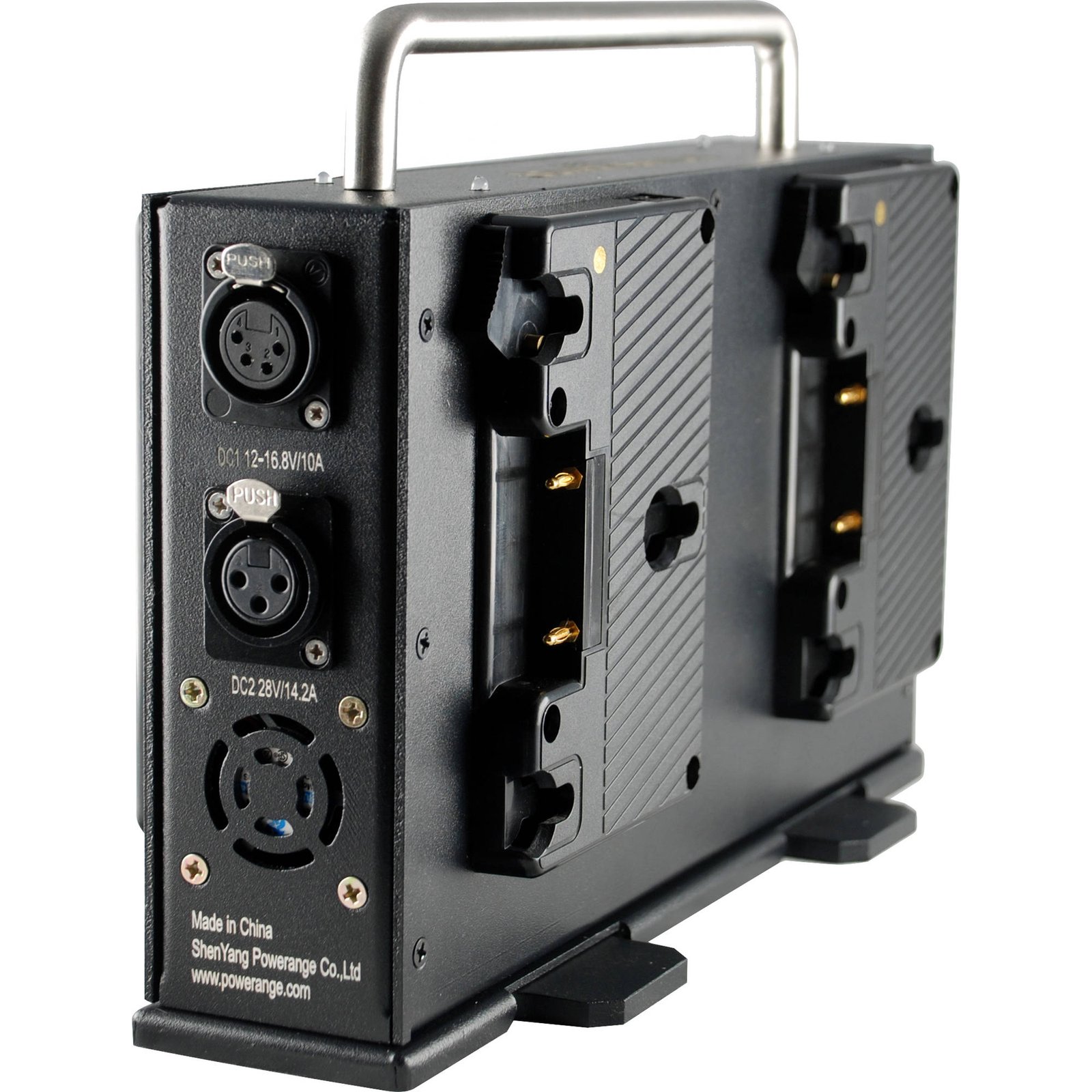 Powerange Gold-Mount SLIM Portable Simultaneous Quad Charger & 28V Power Station