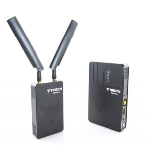 TRIGYN Wireless Best APEX 5G1K Zero Latency FHD Wireless Video Transmission Kit (1Transmitter/ 1Receiver) for Broadcasting, Filmmaking