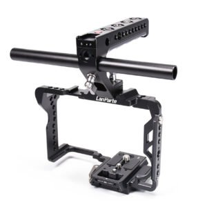LanParte Panasonic S1H camera cage with R/S LANC top handle