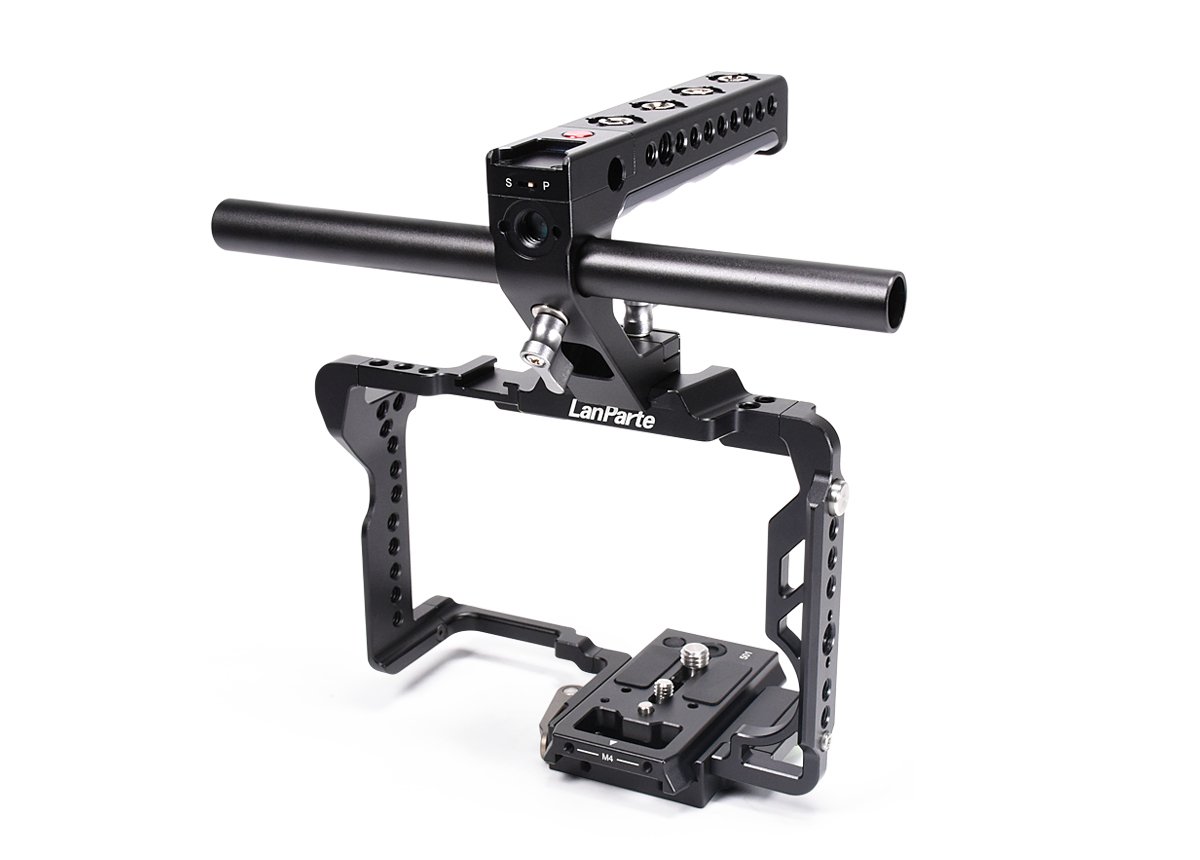 LanParte Panasonic S1H camera cage with R/S LANC top handle