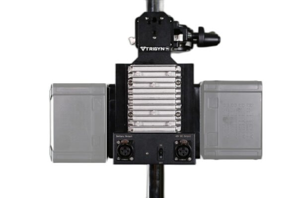 TRIGYN Power U-Bolt 650W 48V/28VDC Universal Quick Release U-Shaped Bracket with Dual Gold Mount Battery Plates BEST for 650W Max LED Fixtures. Vortex 8 Orbiter - Image 4