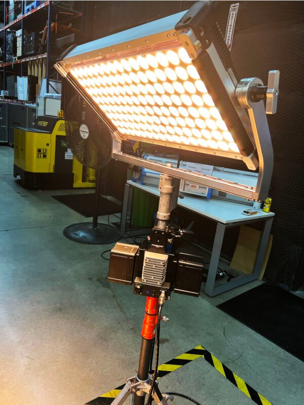 TRIGYN Power U-Bolt 650W 48V/28VDC Universal Quick Release U-Shaped Bracket with Dual Gold Mount Battery Plates BEST for 650W Max LED Fixtures. Vortex 8 Orbiter - Image 8