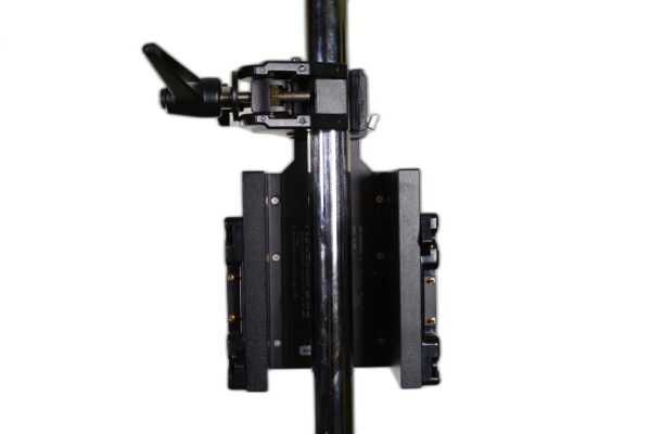 TRIGYN Power U-Bolt 650W 48V/28VDC Universal Quick Release U-Shaped Bracket with Dual Gold Mount Battery Plates BEST for 650W Max LED Fixtures. Vortex 8 Orbiter - Image 5